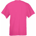 Fuchsia - Back - Fruit Of The Loom - T-shirt manches courtes - Homme