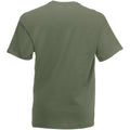 Vert kaki - Back - Fruit Of The Loom - T-shirt manches courtes - Homme