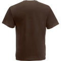 Marron - Back - Fruit Of The Loom - T-shirt manches courtes - Homme