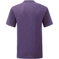 Violet chiné - Back - Fruit Of The Loom - T-shirt manches courtes - Homme