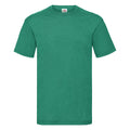 Vert chiné - Front - Fruit Of The Loom - T-shirt manches courtes - Homme