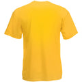 Jaune - Back - Fruit Of The Loom - T-shirt manches courtes - Homme