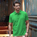 Vert - Back - Tee Jays - Polo à manches courtes - Homme