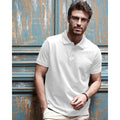 Blanc - Back - Tee Jays - Polo à manches courtes - Homme