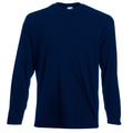 Bleu marine profond - Front - Fruit Of The Loom - T-shirt - Homme