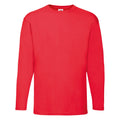 Rouge - Front - Fruit Of The Loom - T-shirt - Homme