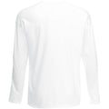 Blanc - Back - T-shirt à manches longues Fruit Of The Loom pour homme