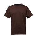 Chocolat - Front - Tee Jays - T-shirt à manches courtes - Homme