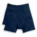 Bleu marine profond - Back - Fruit Of The Loom - Boxers CLASSIC - Homme