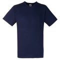 Bleu marine profond - Front - Fruit Of The Loom -T-shirt à manches courtes - Homme