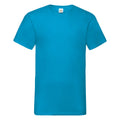 Bleu azur - Front - Fruit Of The Loom -T-shirt à manches courtes - Homme