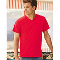 Rouge - Back - Fruit Of The Loom -T-shirt à manches courtes - Homme
