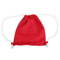 Rouge - Front - Bagbase Icon - Sac de gym à cordon