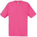 Fuchsia - Front - Fruit Of The Loom - T-shirt ORIGINAL - Homme