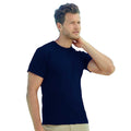 Bleu marine profond - Side - Fruit Of The Loom - T-shirt ORIGINAL - Homme