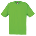 Vert citron - Front - Fruit Of The Loom - T-shirt ORIGINAL - Homme