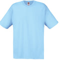 Bleu ciel - Front - Fruit Of The Loom - T-shirt ORIGINAL - Homme