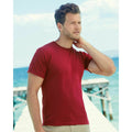 Rouge - Back - Fruit Of The Loom - T-shirt ORIGINAL - Homme