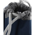Bleu marine - Side - Bagbase Athleisure - Sac de gym hydrofuge à cordon