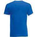 Bleu roi- Blanc - Back - Fruit Of The Loom -T-shirt à manches courtes - Homme