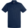 Bleu marine profond - Front - Fruit Of The Loom - Polo sport à manches courtes - Homme