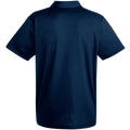 Bleu marine profond - Back - Fruit Of The Loom - Polo sport à manches courtes - Homme