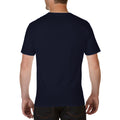 Bleu marine - Side - Gildan Premium - T-shirt à col V - Homme