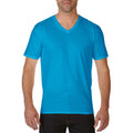Saphir - Back - Gildan Premium - T-shirt à col V - Homme