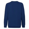 Bleu marine - Back - Sweatshirt Fruit Of The Loom pour enfant