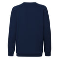 Bleu marine profond - Back - Sweatshirt Fruit Of The Loom pour enfant