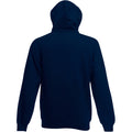 Bleu marine profond - Back - Fruit Of The Loom - Sweatshirt à capuche et fermeture zippée - Homme