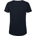 Bleu marine - Back - B&C - T-Shirt en coton bio - Femme