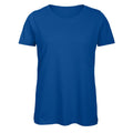 Bleu roi - Front - B&C - T-Shirt en coton bio - Femme
