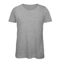 Gris sport - Front - B&C - T-Shirt en coton bio - Femme