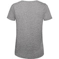 Gris sport - Back - B&C - T-Shirt en coton bio - Femme