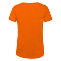 Orange - Back - B&C - T-Shirt en coton bio - Femme