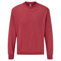 Rouge chiné - Front - Fruit Of The Loom - Sweat - Homme