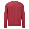 Rouge chiné - Side - Fruit Of The Loom - Sweat - Homme