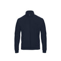 Bleu marine - Front - B&C ID.206 50-50 - Veste Sweat-shirt - Adulte Unisexe