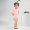 Rose poudré - Back - Babybugz - Body à manches longues en coton biologique - Bébé unisexe