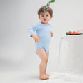 Vieux bleu - Back - Babybugz - Body à manches longues en coton biologique - Bébé unisexe