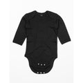 Noir - Back - Babybugz - Body à manches longues en coton biologique - Bébé unisexe