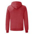 Rouge chiné - Back - Fruit Of The Loom - Sweat à capuche - Homme