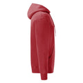 Rouge chiné - Side - Fruit Of The Loom - Sweat à capuche - Homme