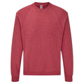 Rouge chiné - Front - Fruit Of The Loom - Sweat - Homme