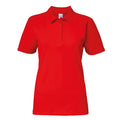 Rouge - Front - Gildan Softstyle - Polo uni - Femme
