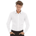 Blanc - Side - Kustom Kit - Chemise à manches longues - Homme