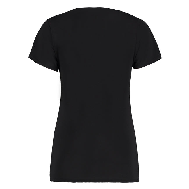 Noir - Side - Kustom Kit Superwash - T-Shirt - Femme