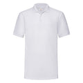 Blanc - Front - Fruit Of The Loom 65-35 - Polo à manches courtes - Homme