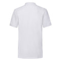 Blanc - Side - Fruit Of The Loom 65-35 - Polo à manches courtes - Homme